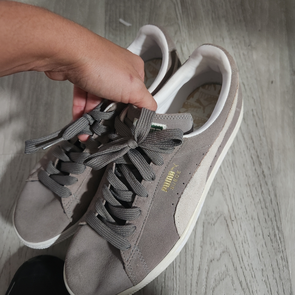 Puma Men's Sneakers in Gray Suede